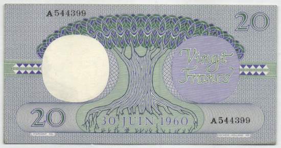 20 Francs 15.11.1961